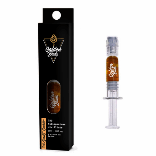 Golden Buds CBD koncentrátum Girl Scout süti fecskendőben