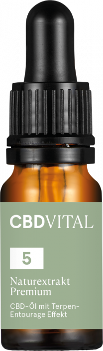 CBD Vital Természetes kivonat PREMIUM CBD olaj 5%