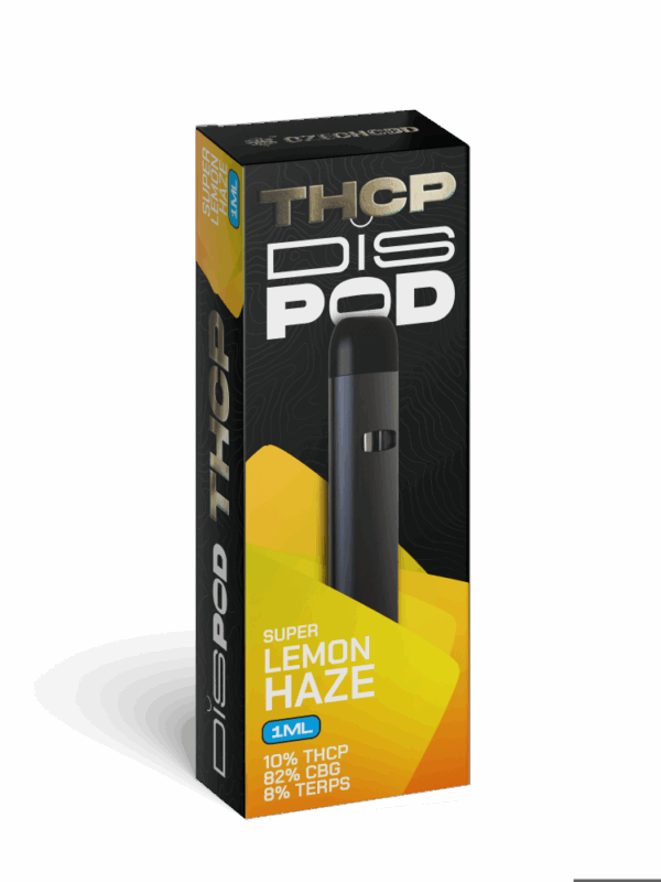 Czech CBD THCP Vape Pen disPOD Super Lemon Haze 10% THCP