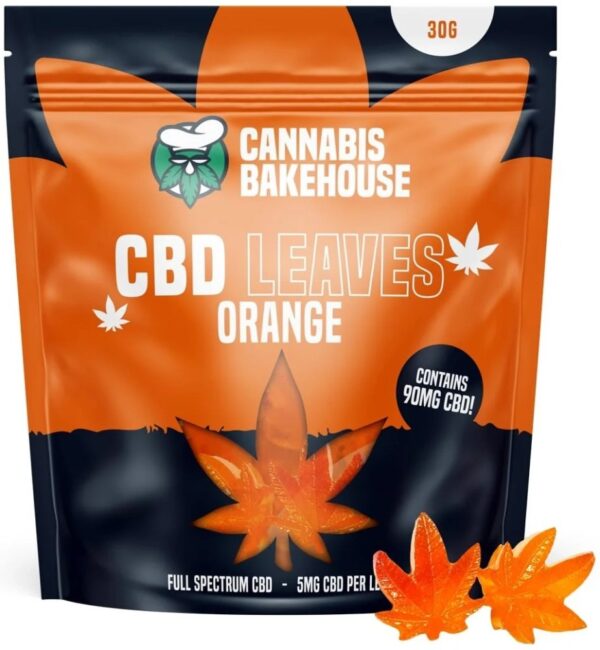 Cannabis Bakehouse - CBD gumiszerű levelek narancs