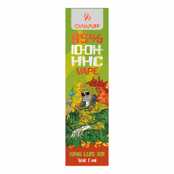 CanaPuff 10-OH-HHC eldobható Vape Pen King Luis XIII