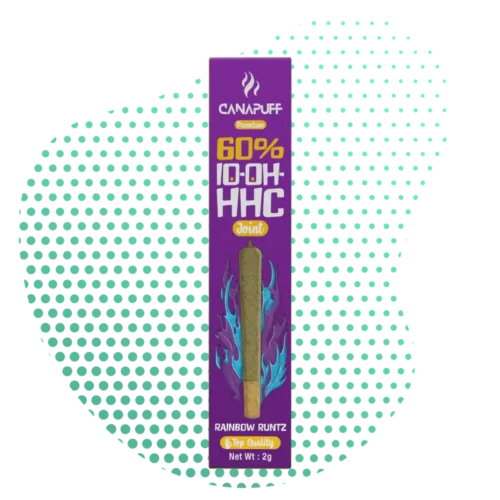 CanaPuff 10-OH-HHC Preroll Rainbow Runtz