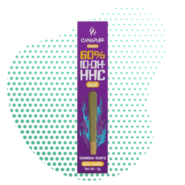CanaPuff 10-OH-HHC Preroll Rainbow Runtz