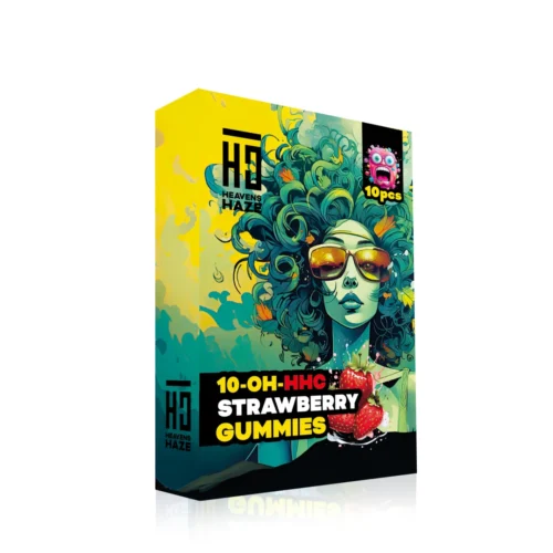 Heavens Haze 10-OH-HHC Gummies Strawberry