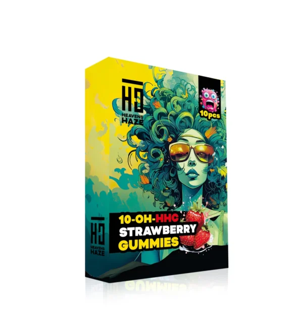 Heavens Haze 10-OH-HHC Gummies Strawberry