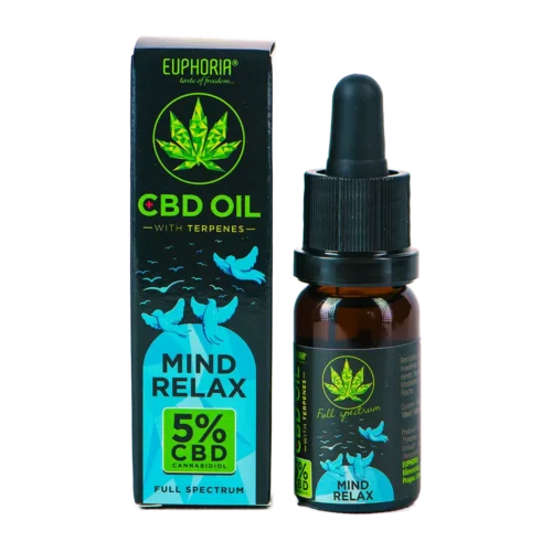 Euphoria CBD olaj 5% terpénekkel