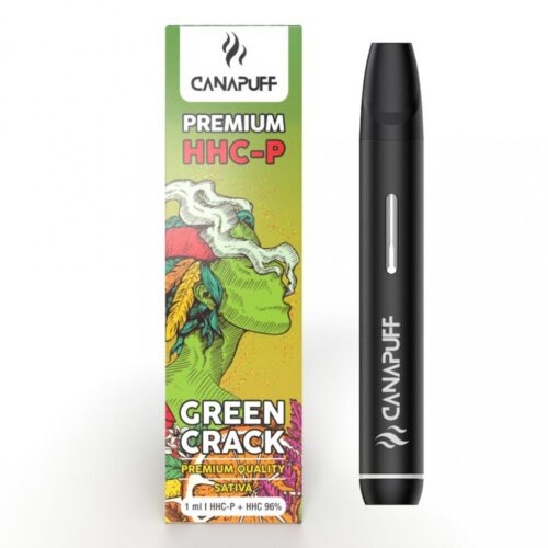 CanaPuff GREEN CRACK 96 % HHCP - Eldobható vape toll