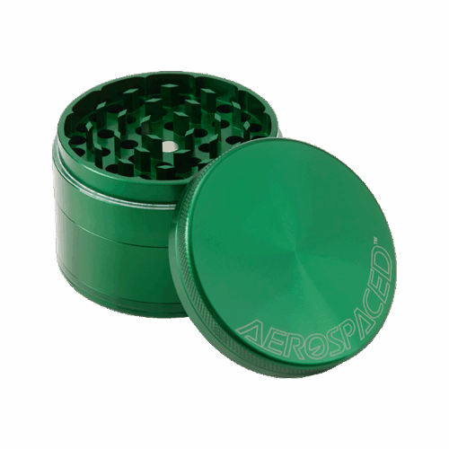 Daráló Aerospaced (4 részes) 63 mm - Zöld