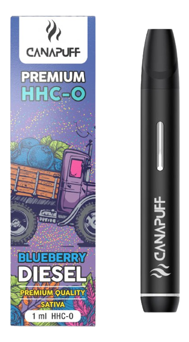 CanaPuff Blueberry Diesel 96 % HHC-O - Eldobható vape toll