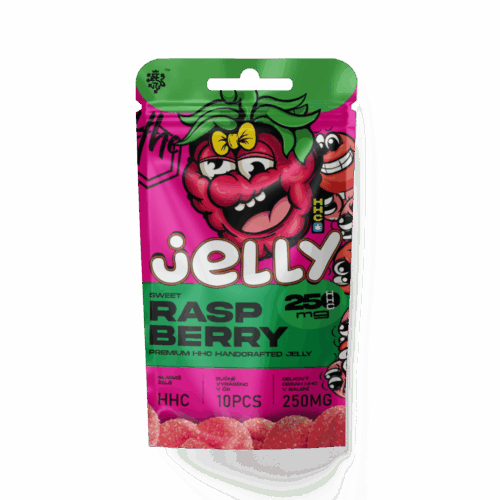 Czech CBD HHC Jelly Málna 250 mg