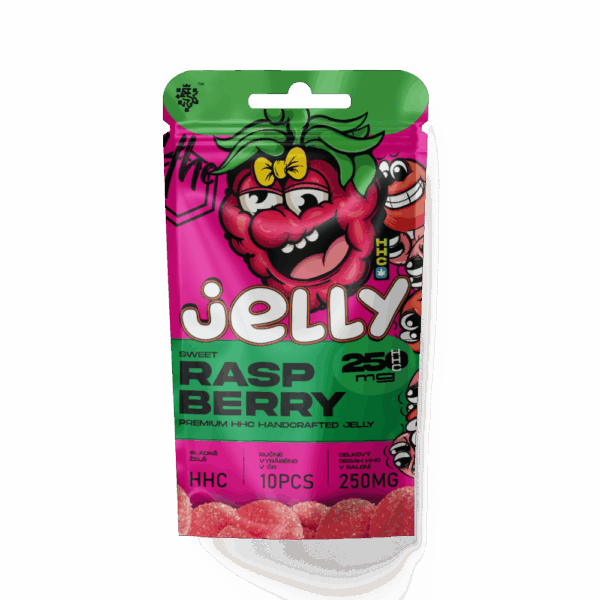 Czech CBD HHC Jelly Málna 250 mg