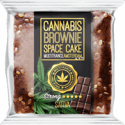 Kannabiszos csokis brownie (erős sativa íz) - doboz (24 csomag)