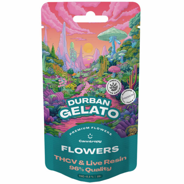 Canntropy THCV Flower Durban Gelato élő gyanta terpének