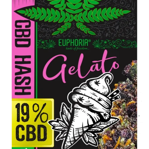 Euphoria CBD Hash 19% GELATO