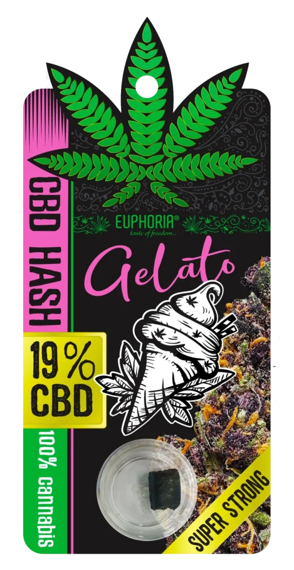 Euphoria CBD Hash 19% GELATO