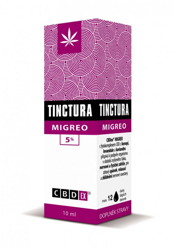 CBDex Tinctura Migreo 5%