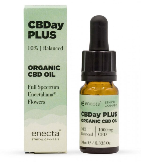 Enecta CBDay Plus Balanced Full Spectrum CBD olaj 10%