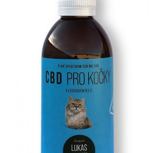 Lukas Green CBD macskák számára lazacolajban 250 ml