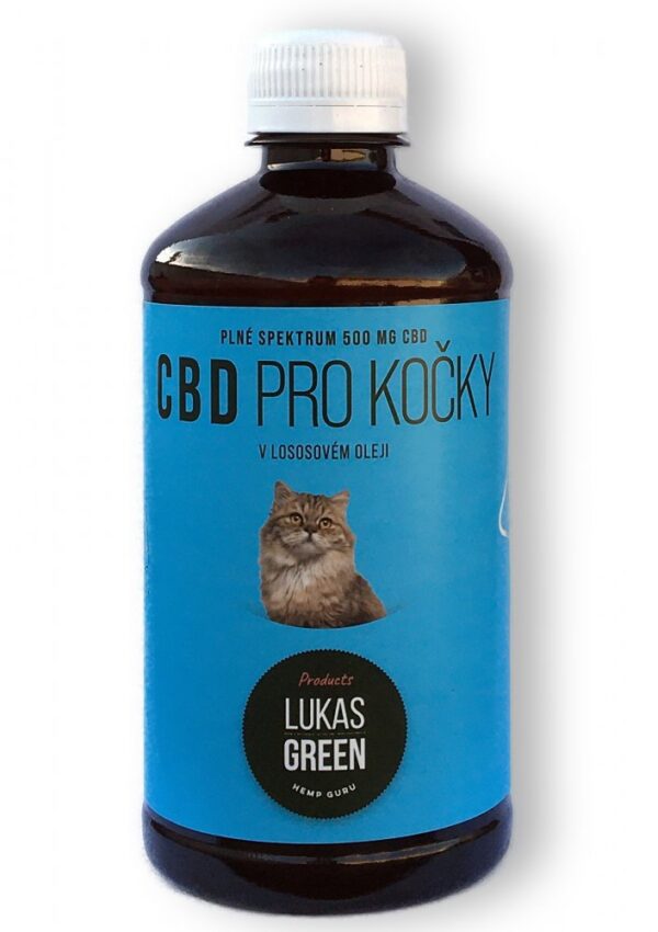 Lukas Green CBD macskák számára ban ben lazac olaj 500 ml