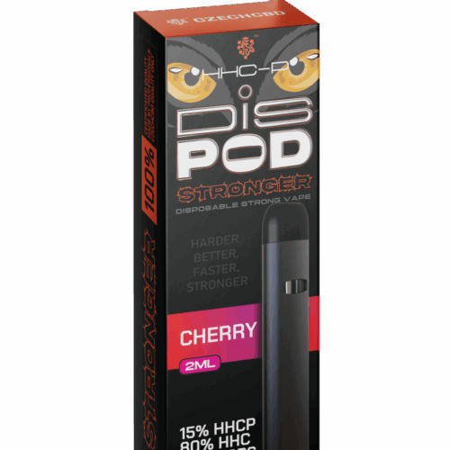Czech CBD HHCP Vape Pen Stronger DisPOD Cherry 15% HHCP