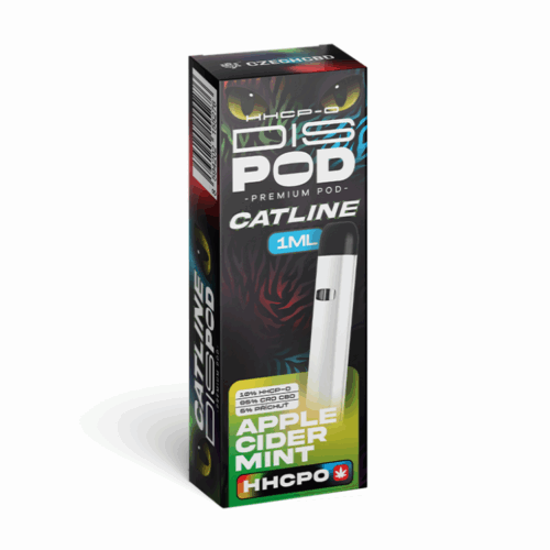 Czech CBD HHCPO CATline Vape Pen disPOD almacider menta