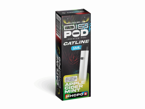 Czech CBD HHCPO CATline Vape Pen disPOD almacider menta