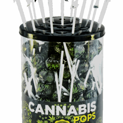 Cannabis Space Pops – Display Container (100 Lollies)