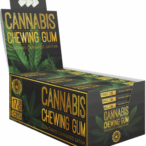Cannabis Sativa rágógumi (17 mg CBD)