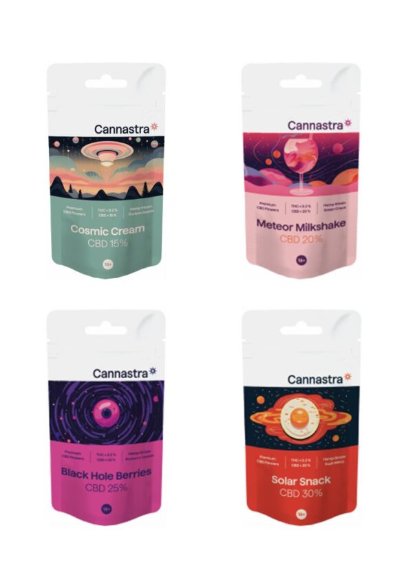 Cannastra CBD Flowers Bundle 15% - 30%