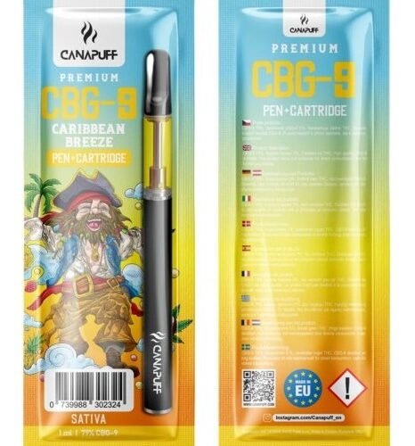 CanaPuff CBG9 toll + Caribbean Breeze patron