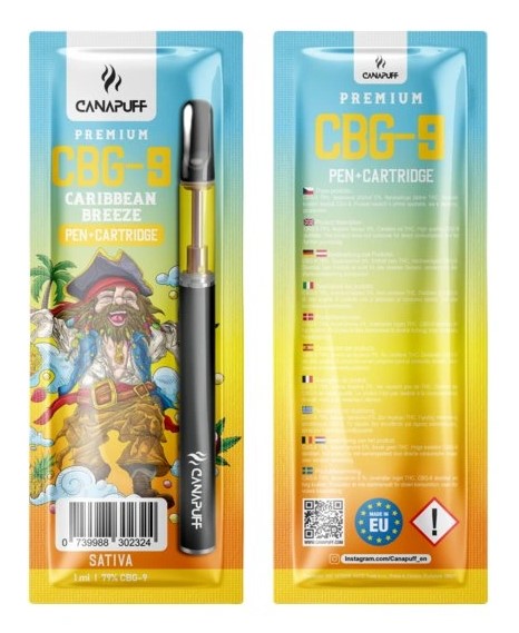 CanaPuff CBG9 toll + Caribbean Breeze patron
