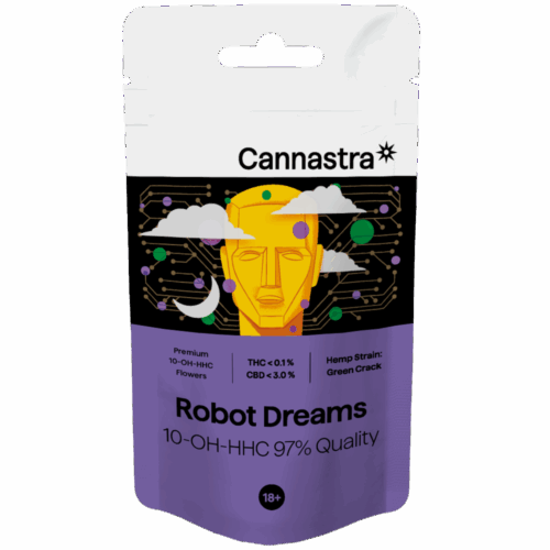 Cannastra 10-OH-HHC Flower Robot Dreams 97%-os minőség