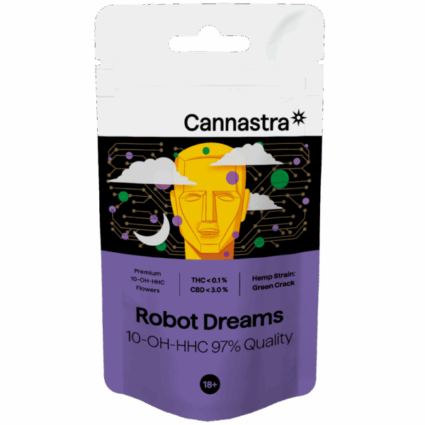 Cannastra 10-OH-HHC Flower Robot Dreams 97%-os minőség