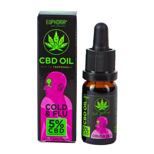 Euphoria CBD olaj 5% terpénekkel 10 ml